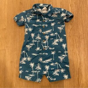 Carter’s Short Sleeve Button Down Romper
